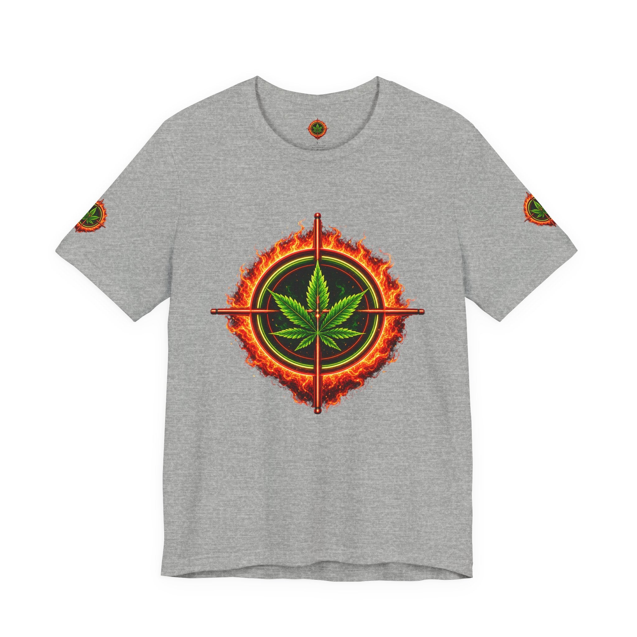 pH "Fire!"  Short Sleeve Tee - Sleeve Logo