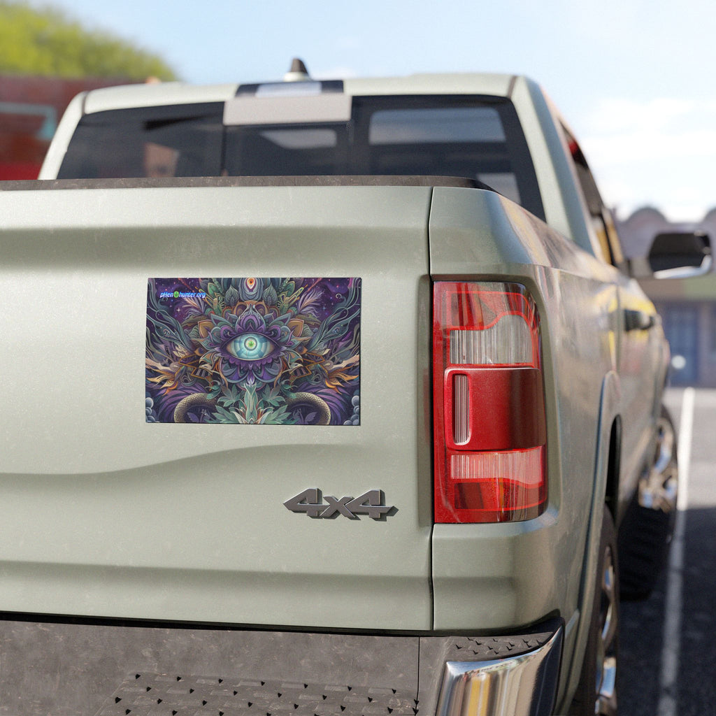 pH Mystic Third Eye Mandala Car Magnet
