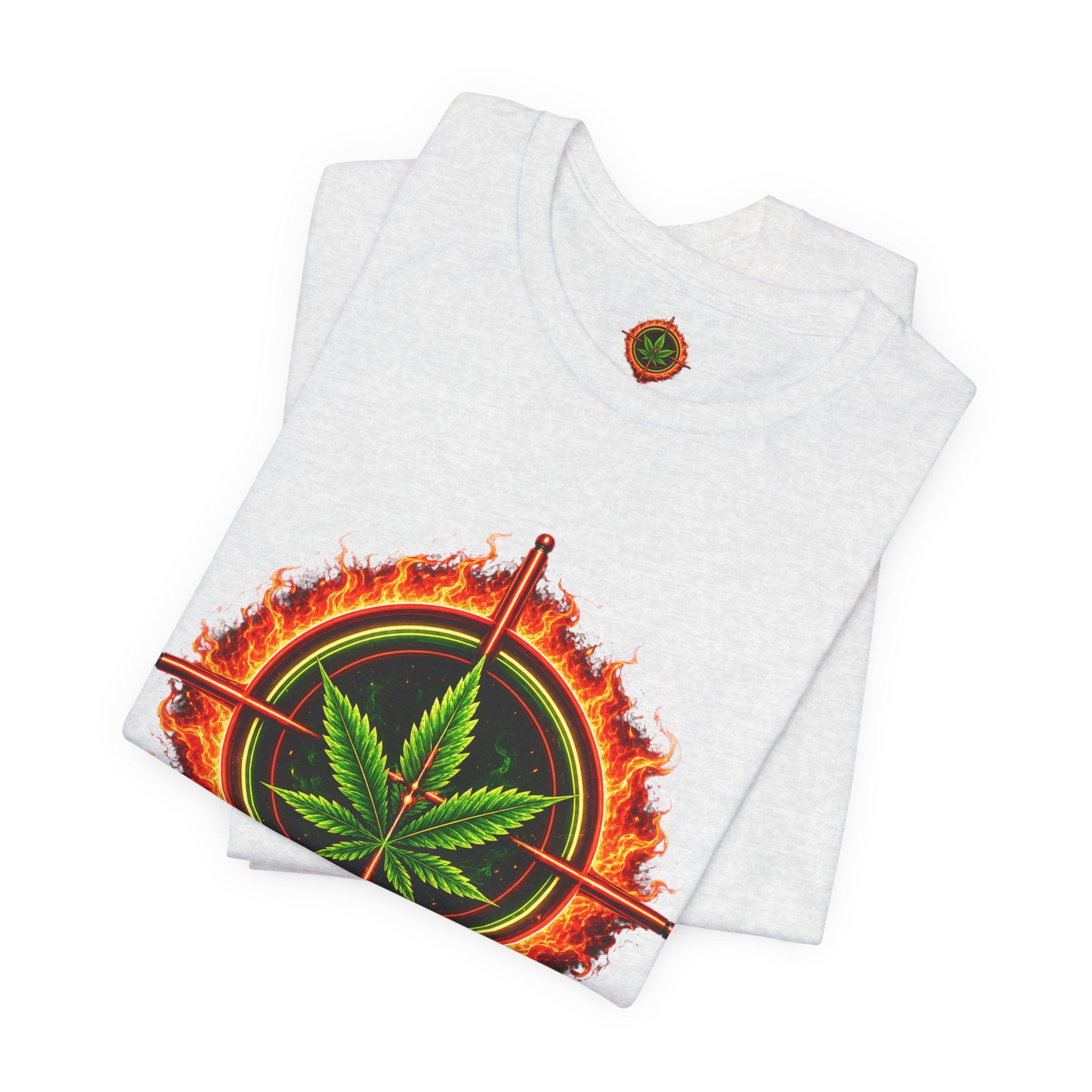 pH "Fire!"  Short Sleeve Tee - Sleeve Logo