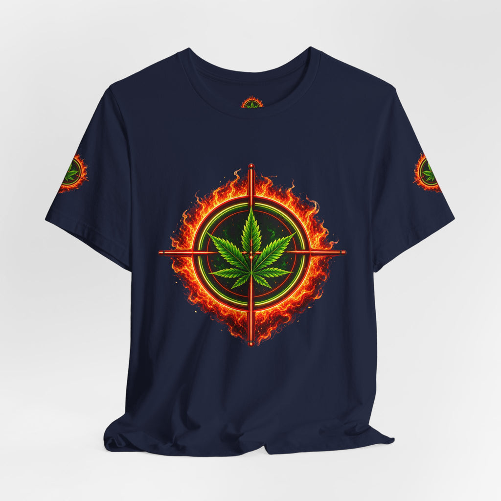 pH "Fire!"  Short Sleeve Tee - Sleeve Logo