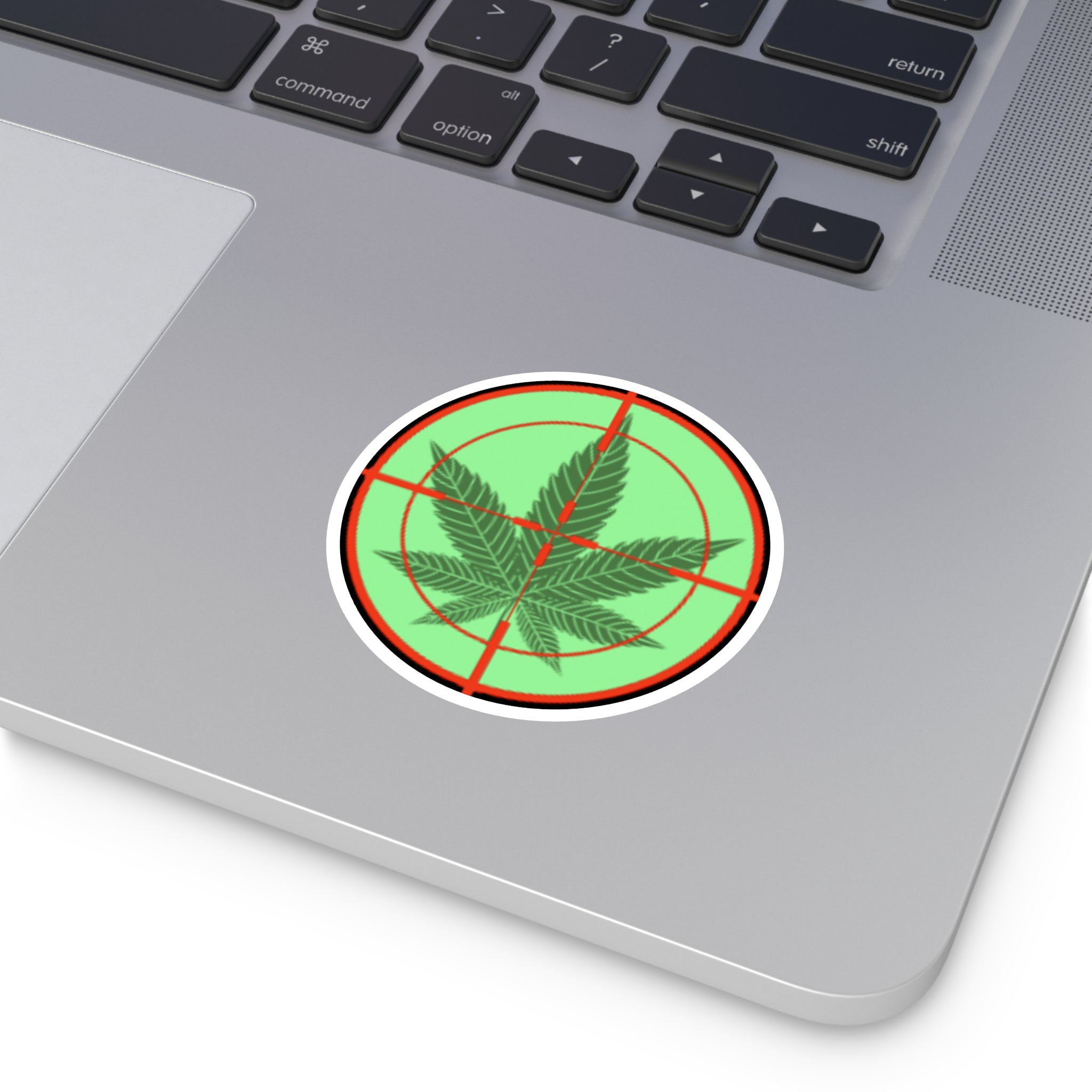 Round pH OG Crosshairs Sticker