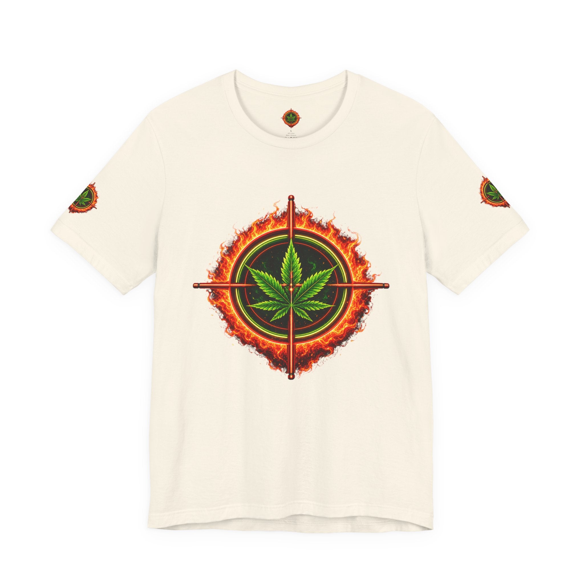 pH "Fire!"  Short Sleeve Tee - Sleeve Logo