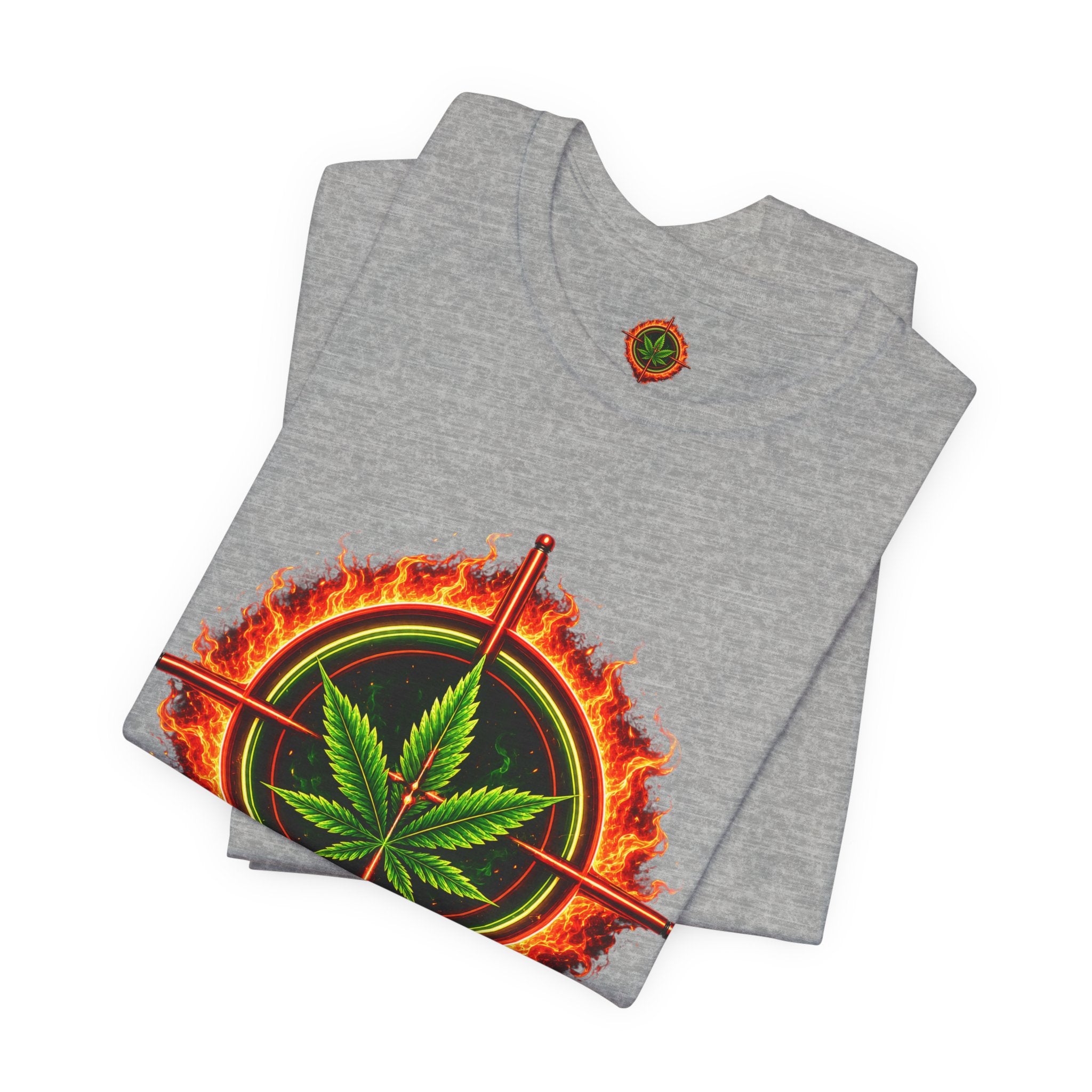 pH "Fire!"  Short Sleeve Tee - Sleeve Logo
