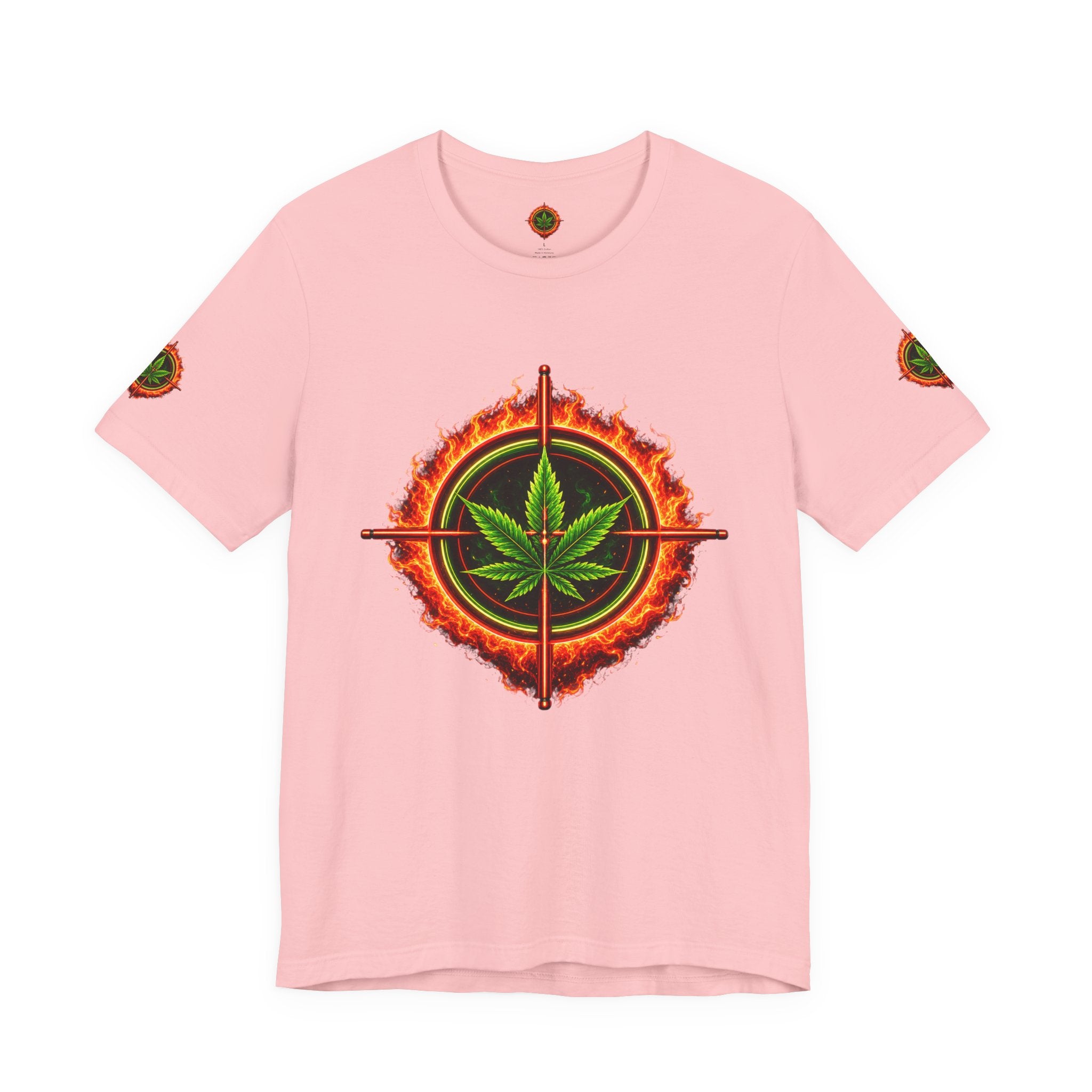 pH "Fire!"  Short Sleeve Tee - Sleeve Logo
