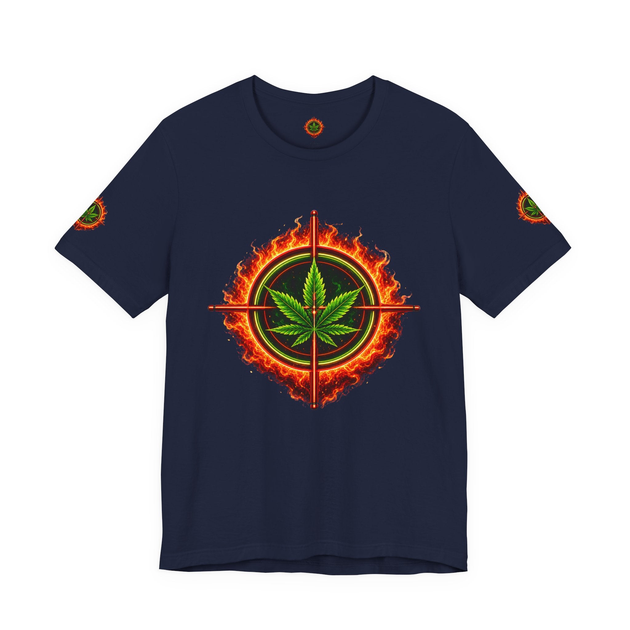 pH "Fire!"  Short Sleeve Tee - Sleeve Logo