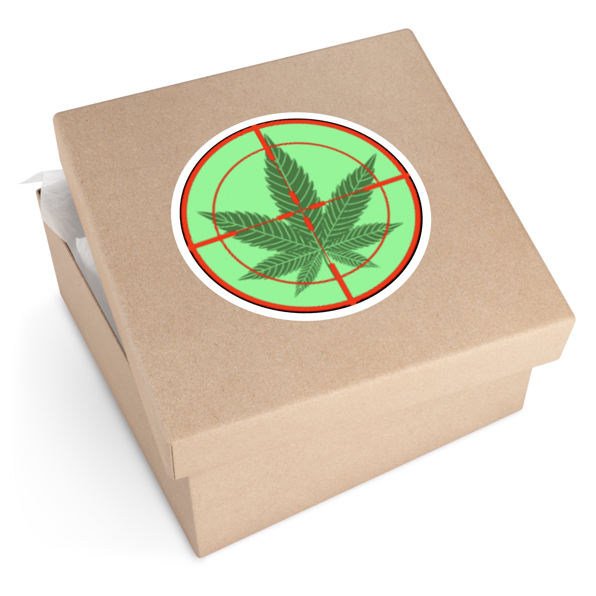 Round pH OG Crosshairs Sticker