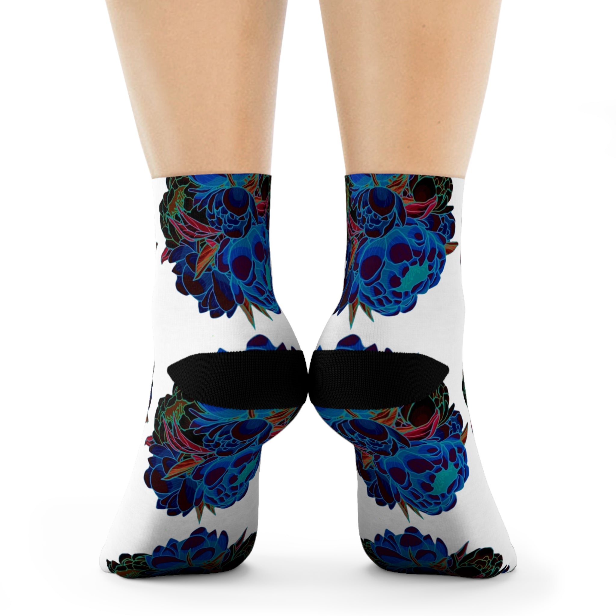 pH We Love Flowers Crew Socks