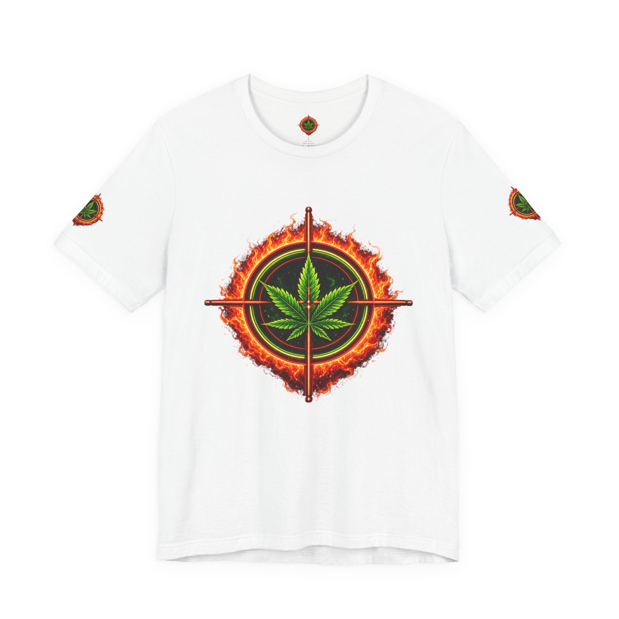 pH "Fire!"  Short Sleeve Tee - Sleeve Logo