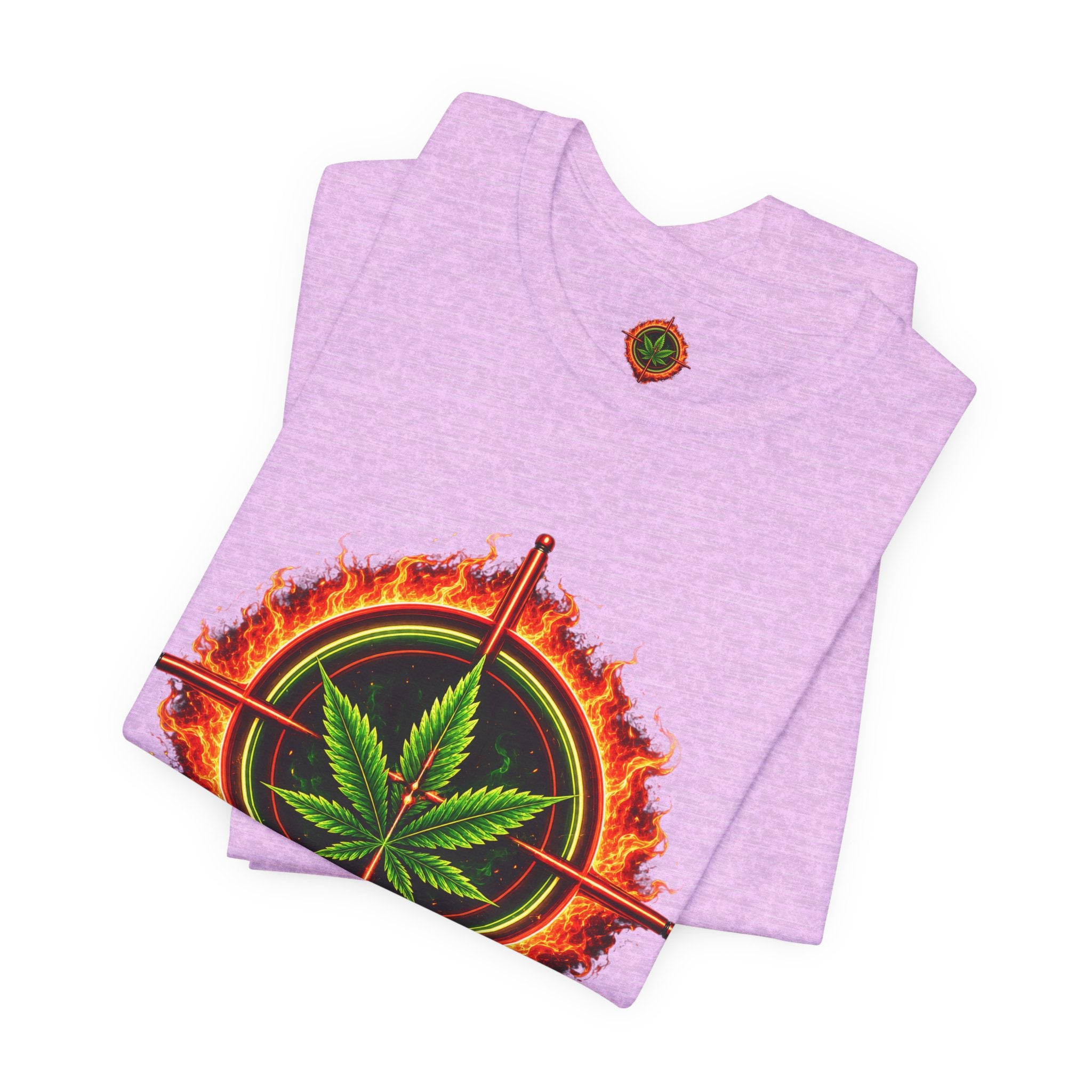 pH "Fire!"  Short Sleeve Tee - Sleeve Logo