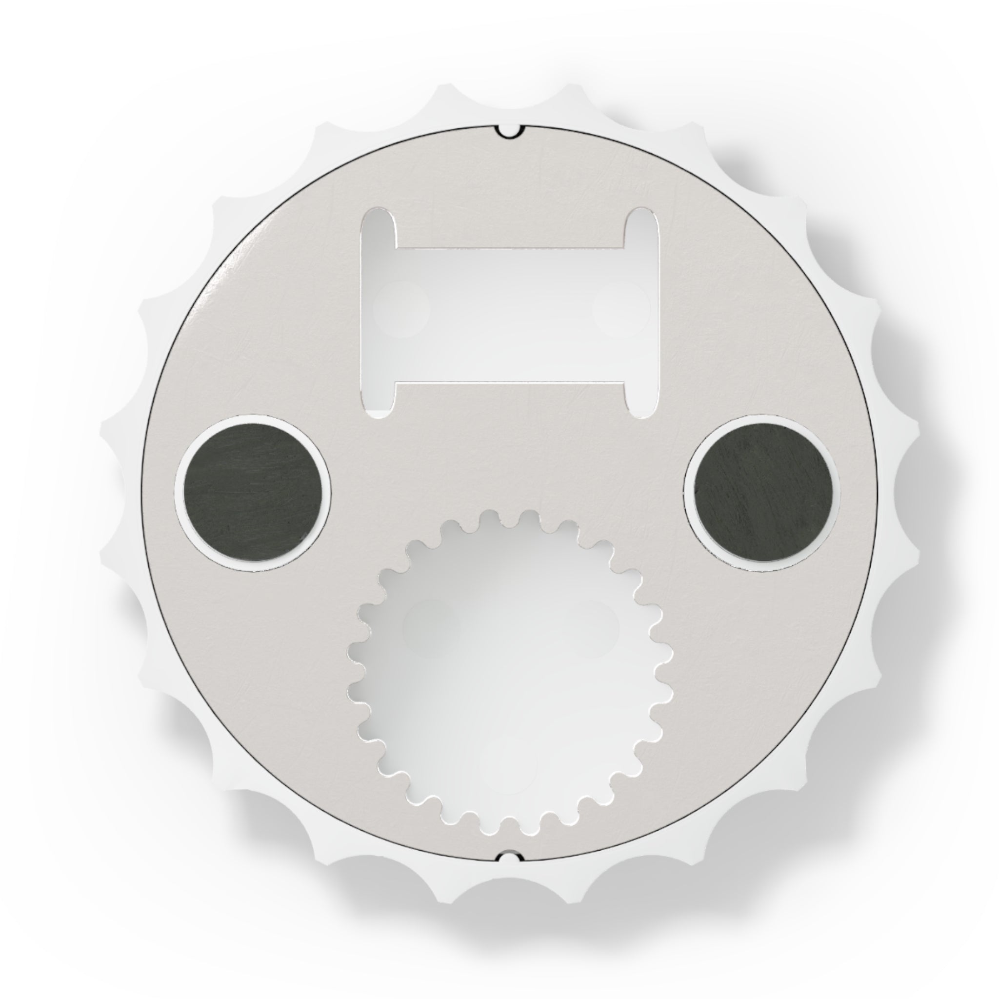 pH Magnetic Bottle Opener "We %$#(&* LOVE flowers"