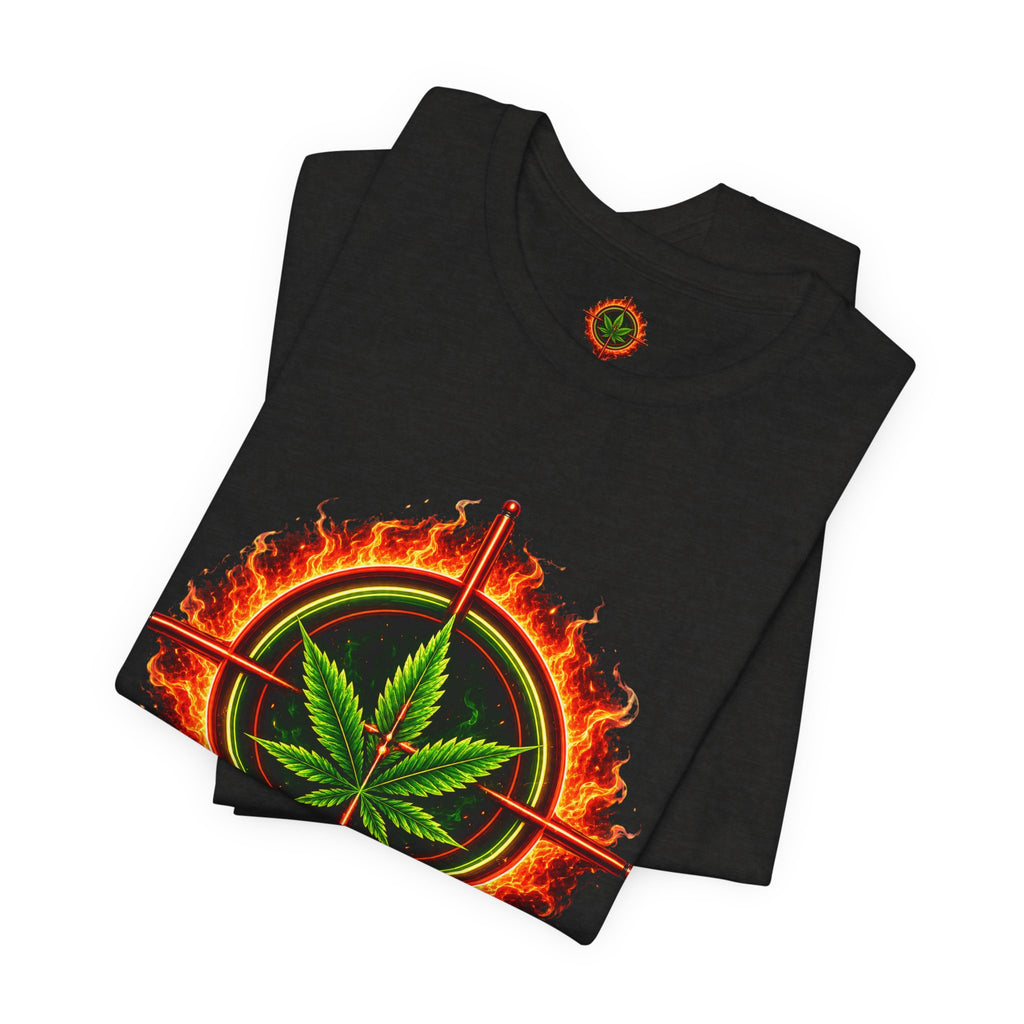 pH "Fire!"  Short Sleeve Tee - Sleeve Logo