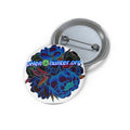 We love flowers Pin Buttons