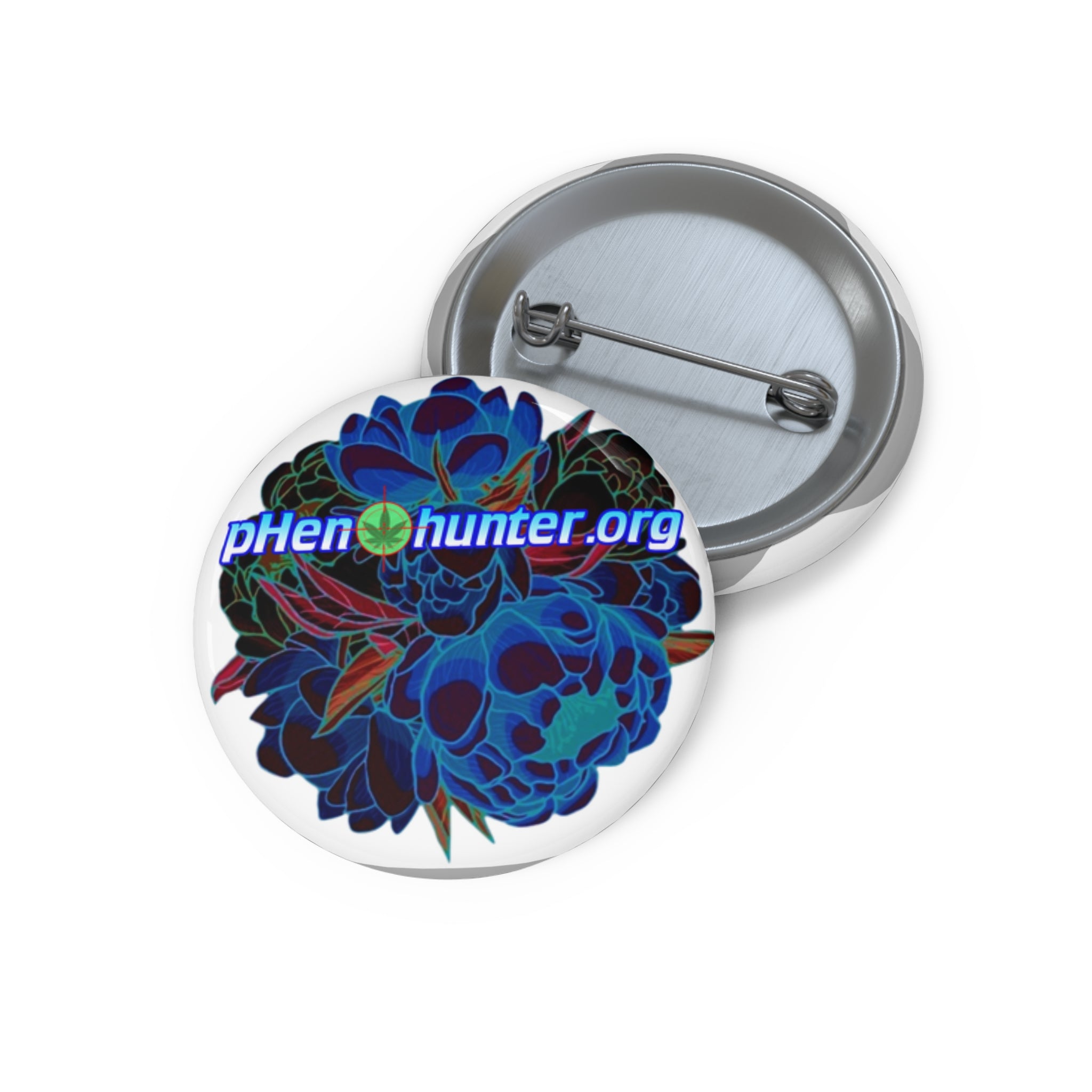 We love flowers Pin Buttons