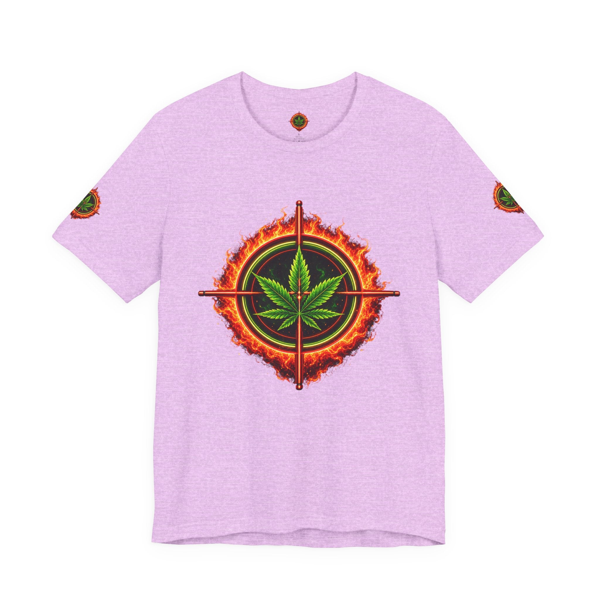 pH "Fire!"  Short Sleeve Tee - Sleeve Logo