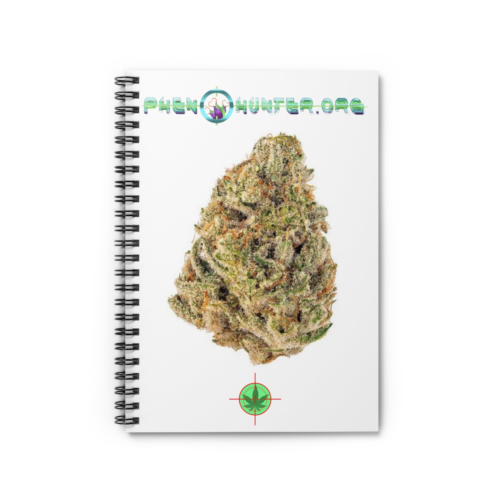 pHenohunter Nugget Spiral Notebook White - Ruled Line
