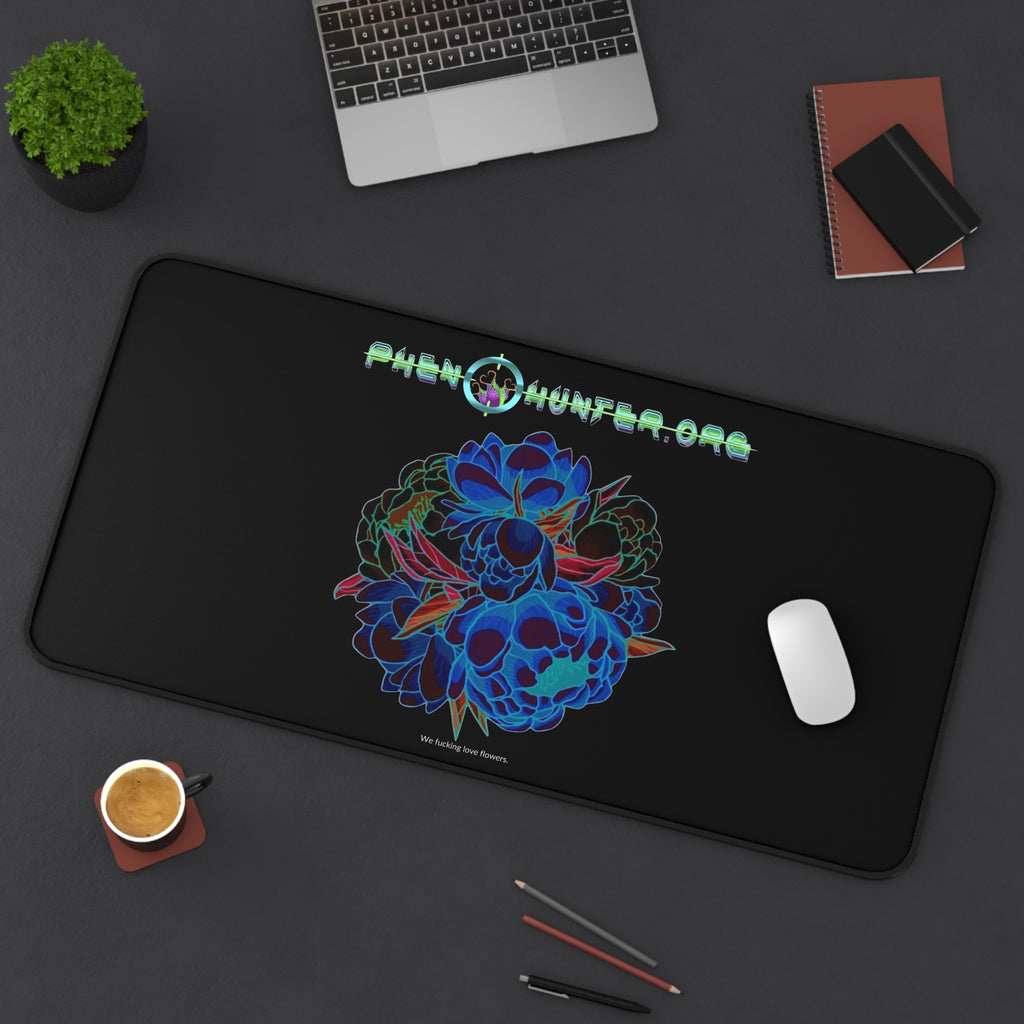pH Desk Mat "We LOVE Flowers"