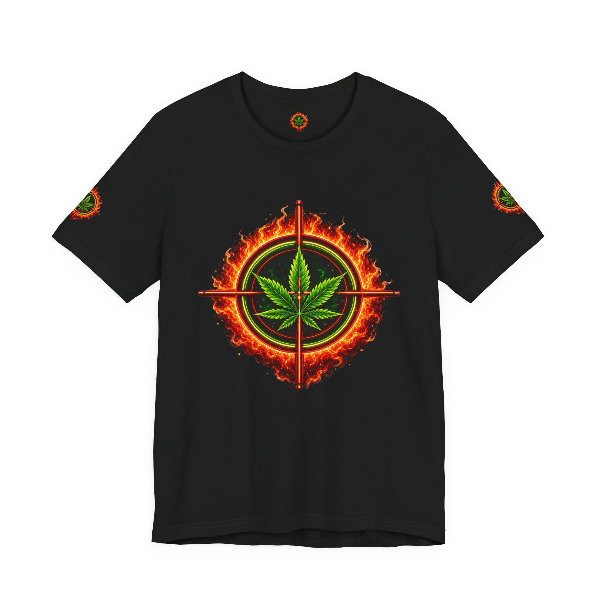 pH "Fire!"  Short Sleeve Tee - Sleeve Logo