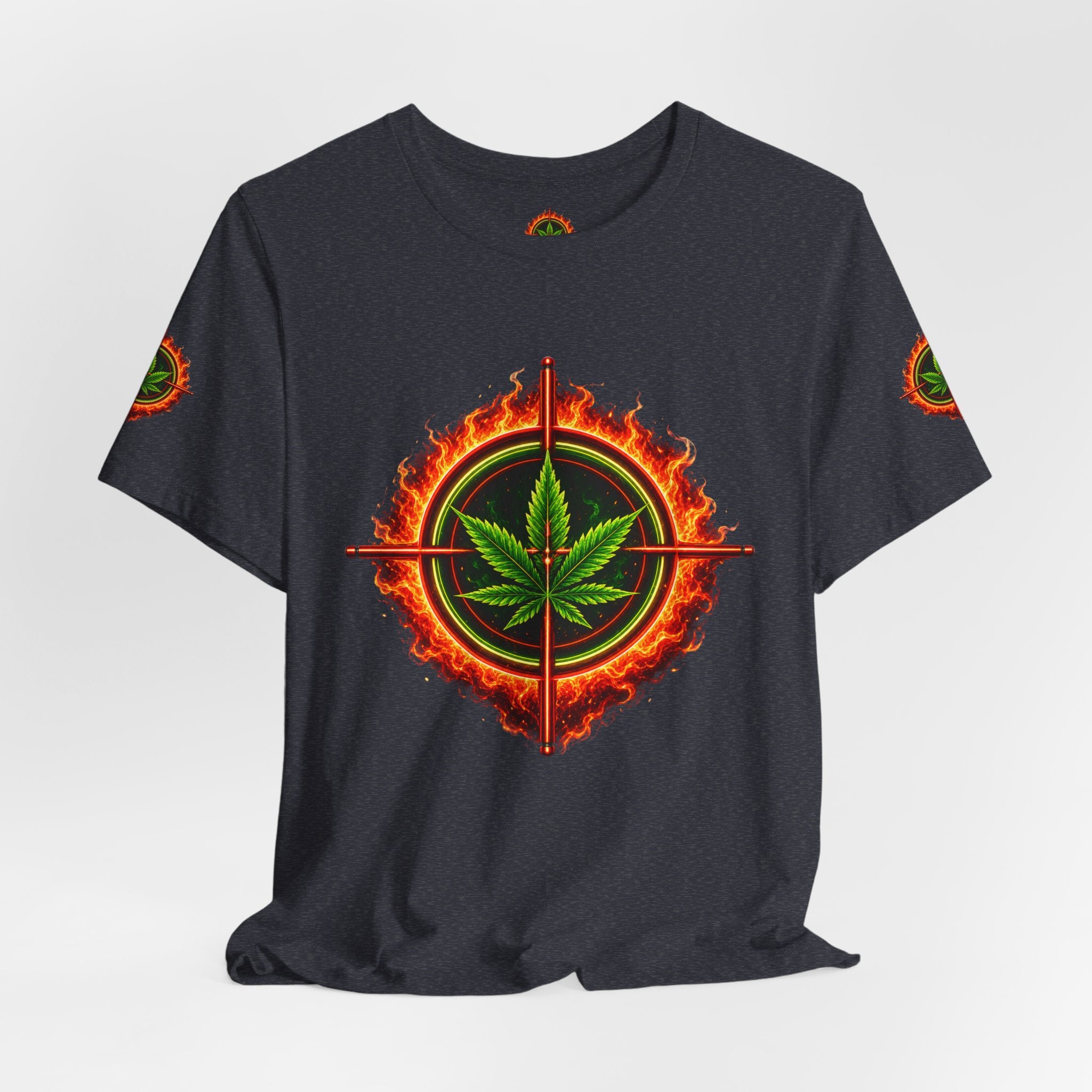 pH "Fire!"  Short Sleeve Tee - Sleeve Logo