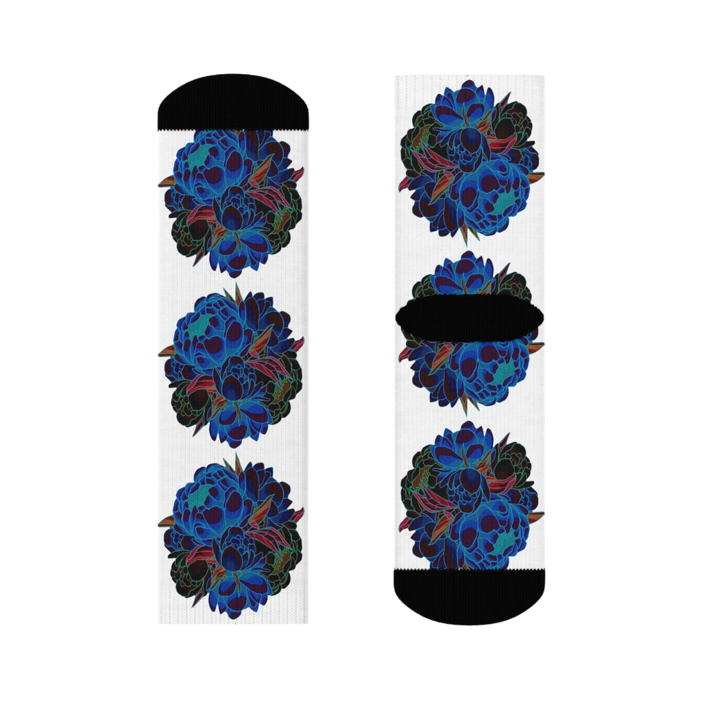 pH We Love Flowers Crew Socks