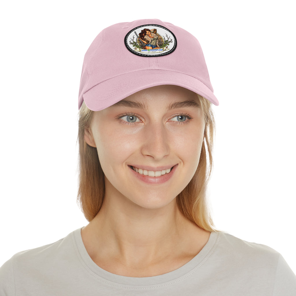 pH Let's Hunt hat with Leather Patch (Round)