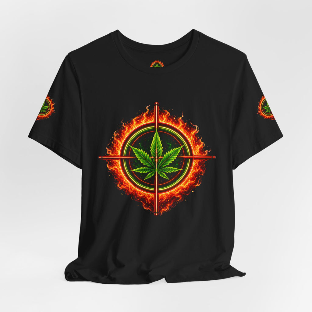 pH "Fire!"  Short Sleeve Tee - Sleeve Logo