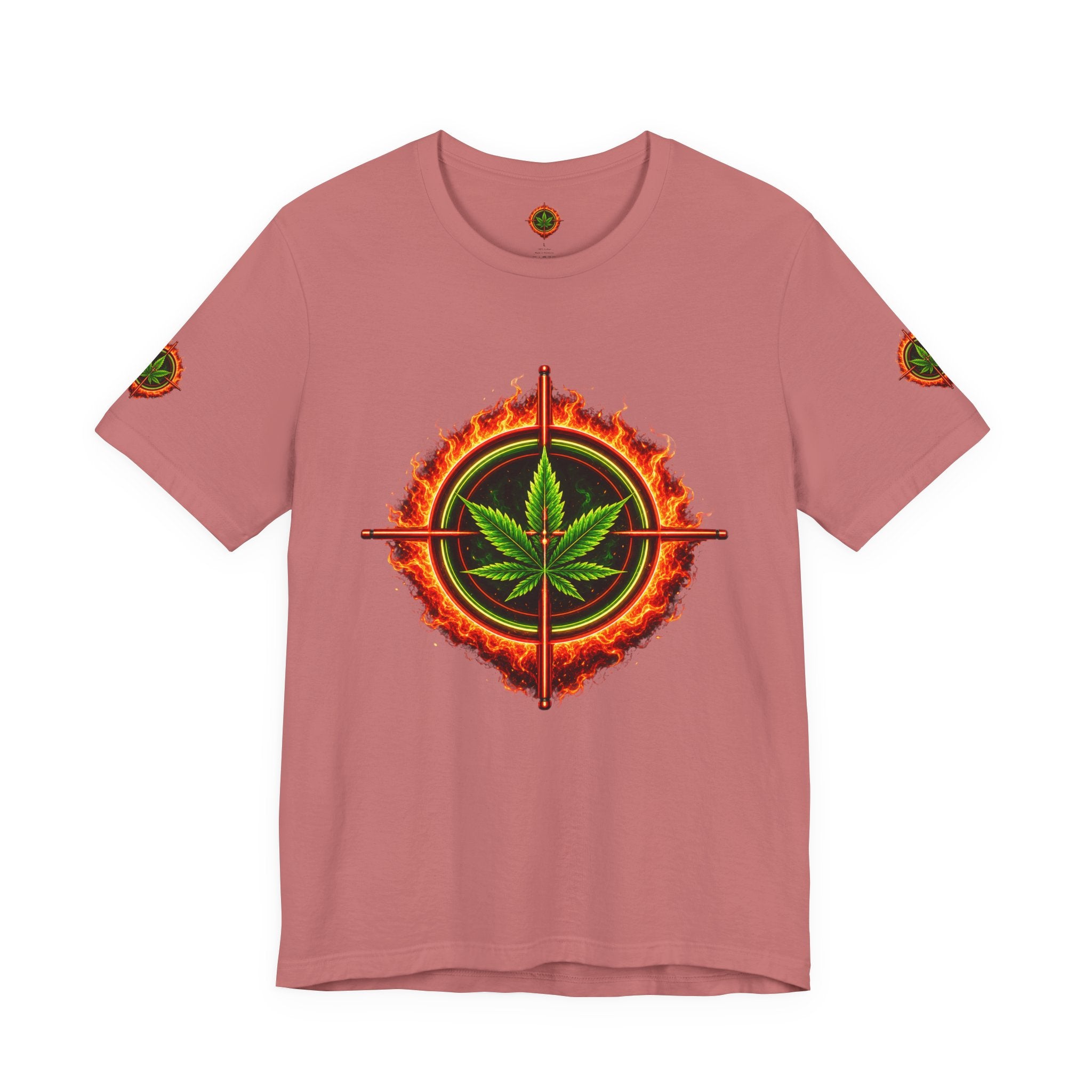 pH "Fire!"  Short Sleeve Tee - Sleeve Logo