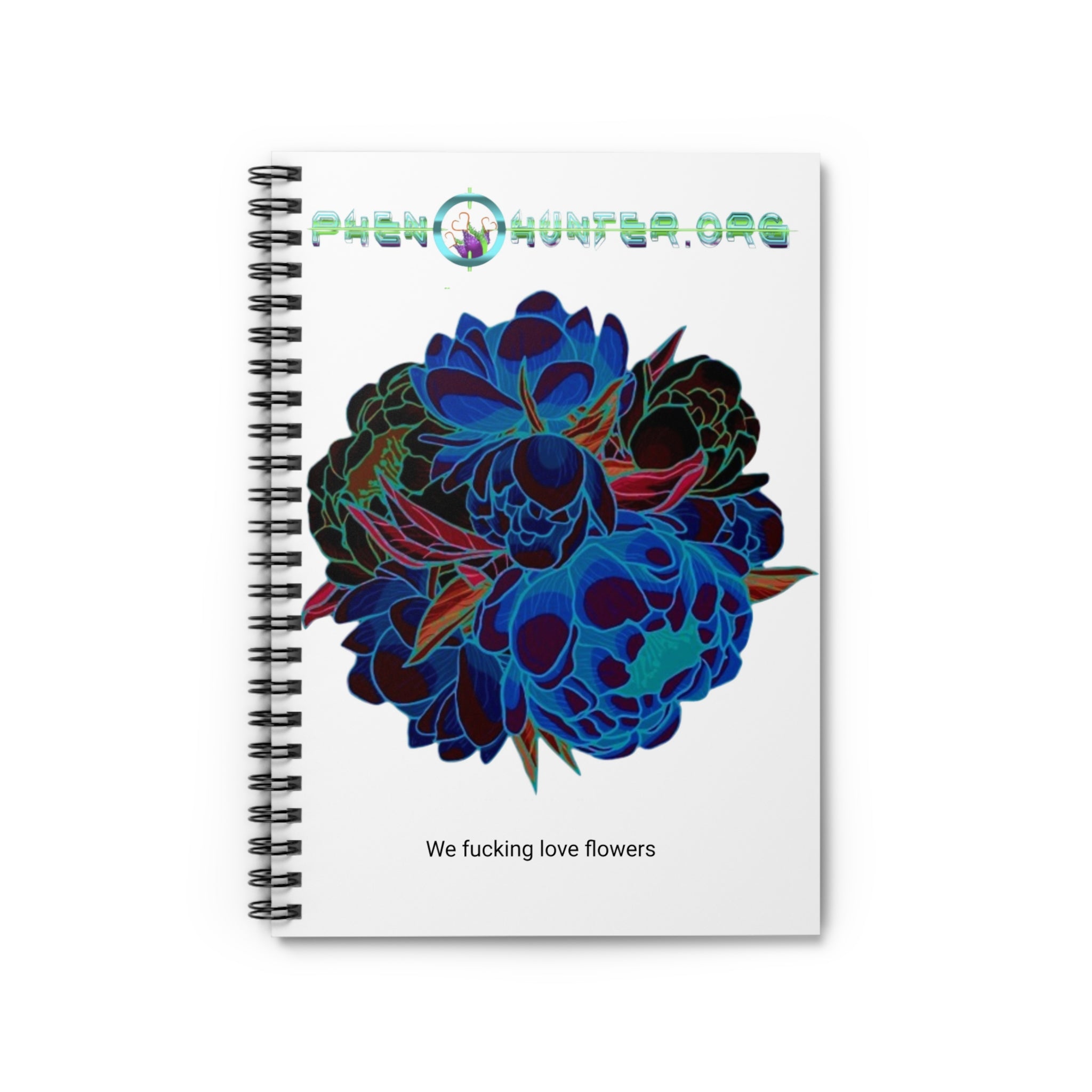 pHenohunter Spiral Notebook White - Ruled Line