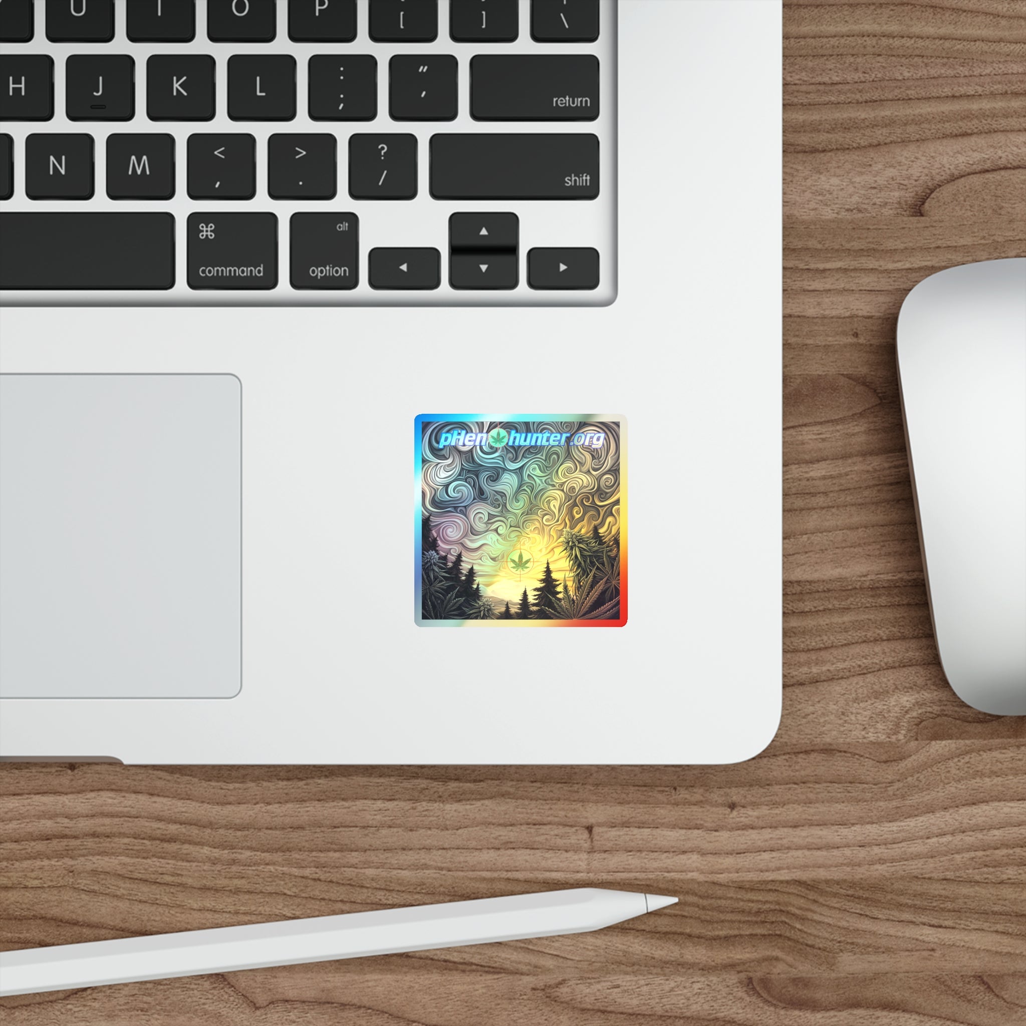 pH Die-Cut Sticker — Psychedelic Sunset