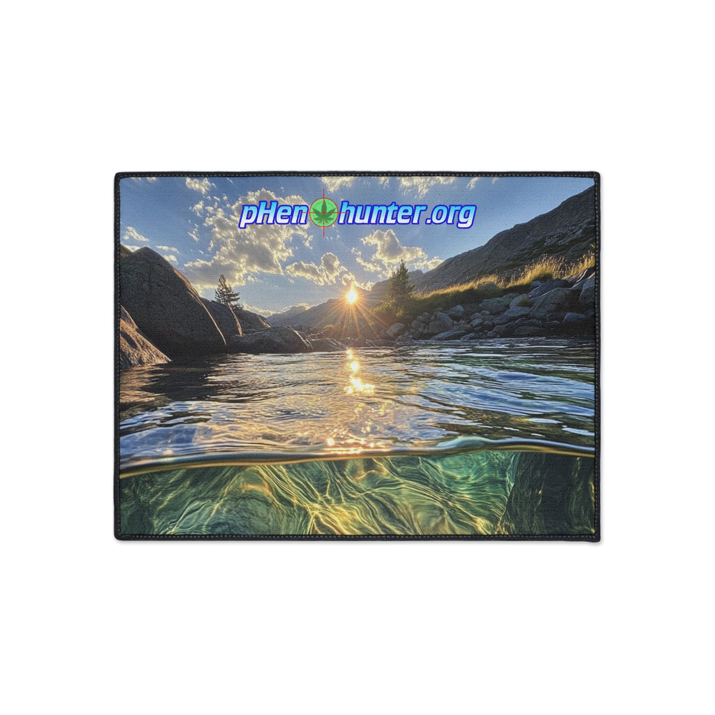 ph Scenic River Sunset - Duty Floor Mat