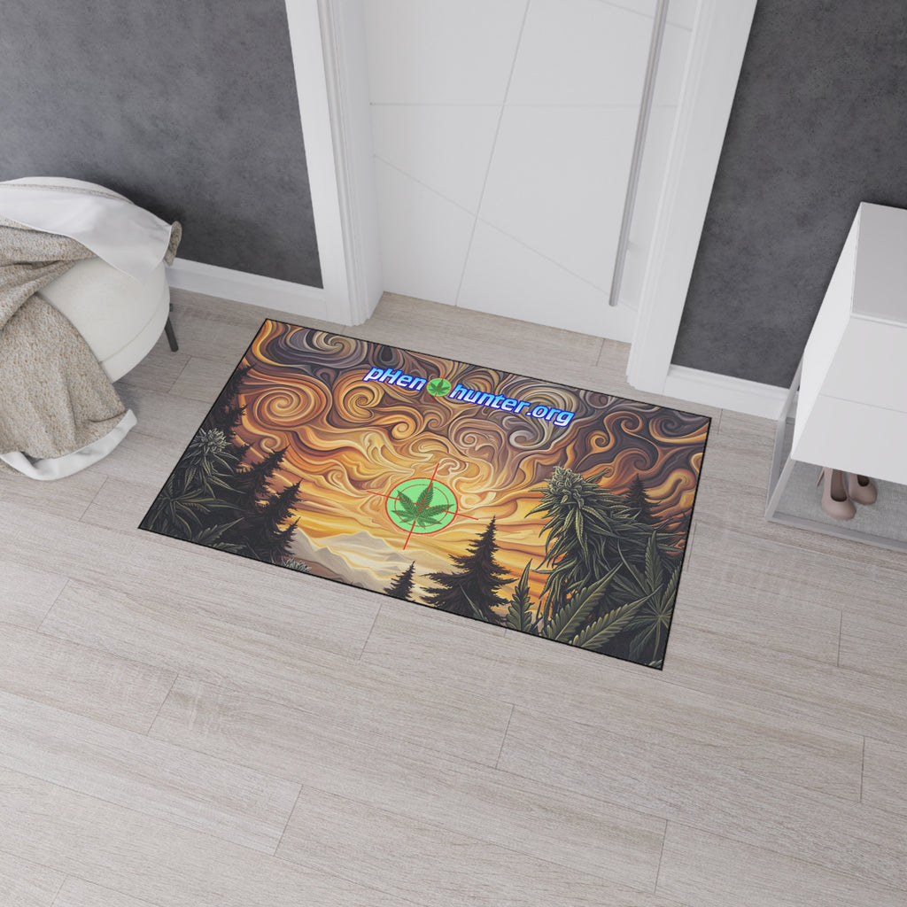 pH Psychedelic Sunset Heavy-Duty Floor Mat
