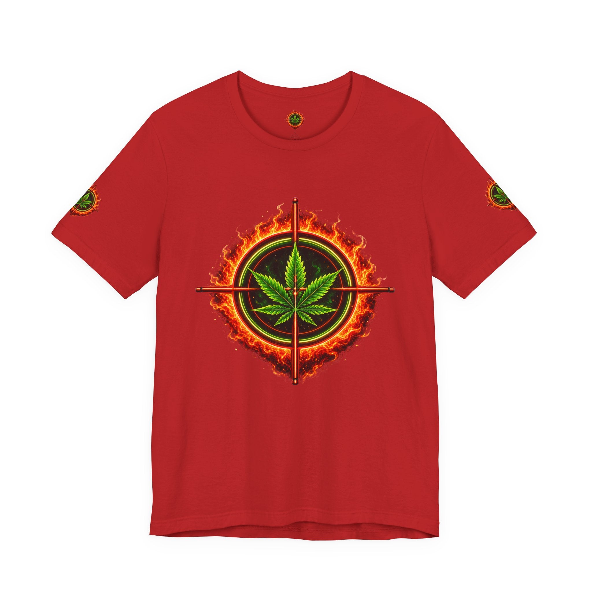 pH "Fire!"  Short Sleeve Tee - Sleeve Logo