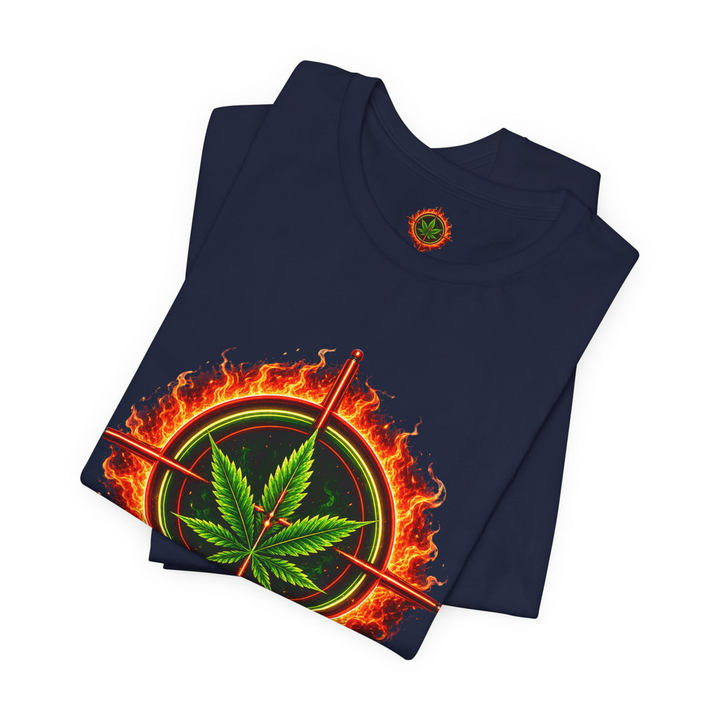pH "Fire!"  Short Sleeve Tee - Sleeve Logo
