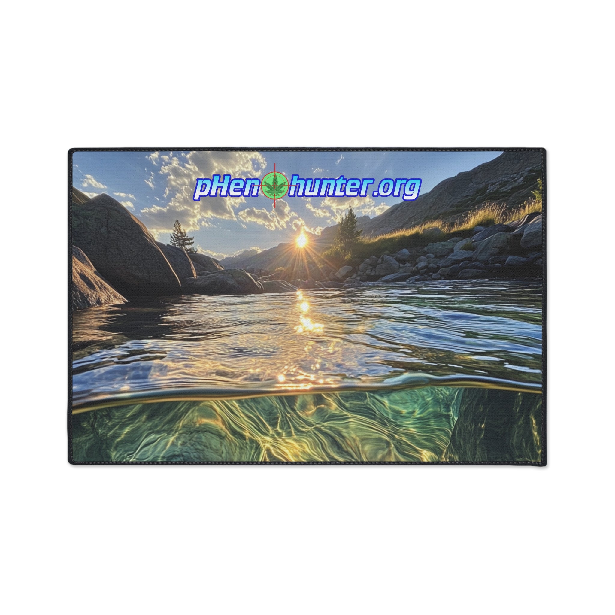 ph Scenic River Sunset - Duty Floor Mat