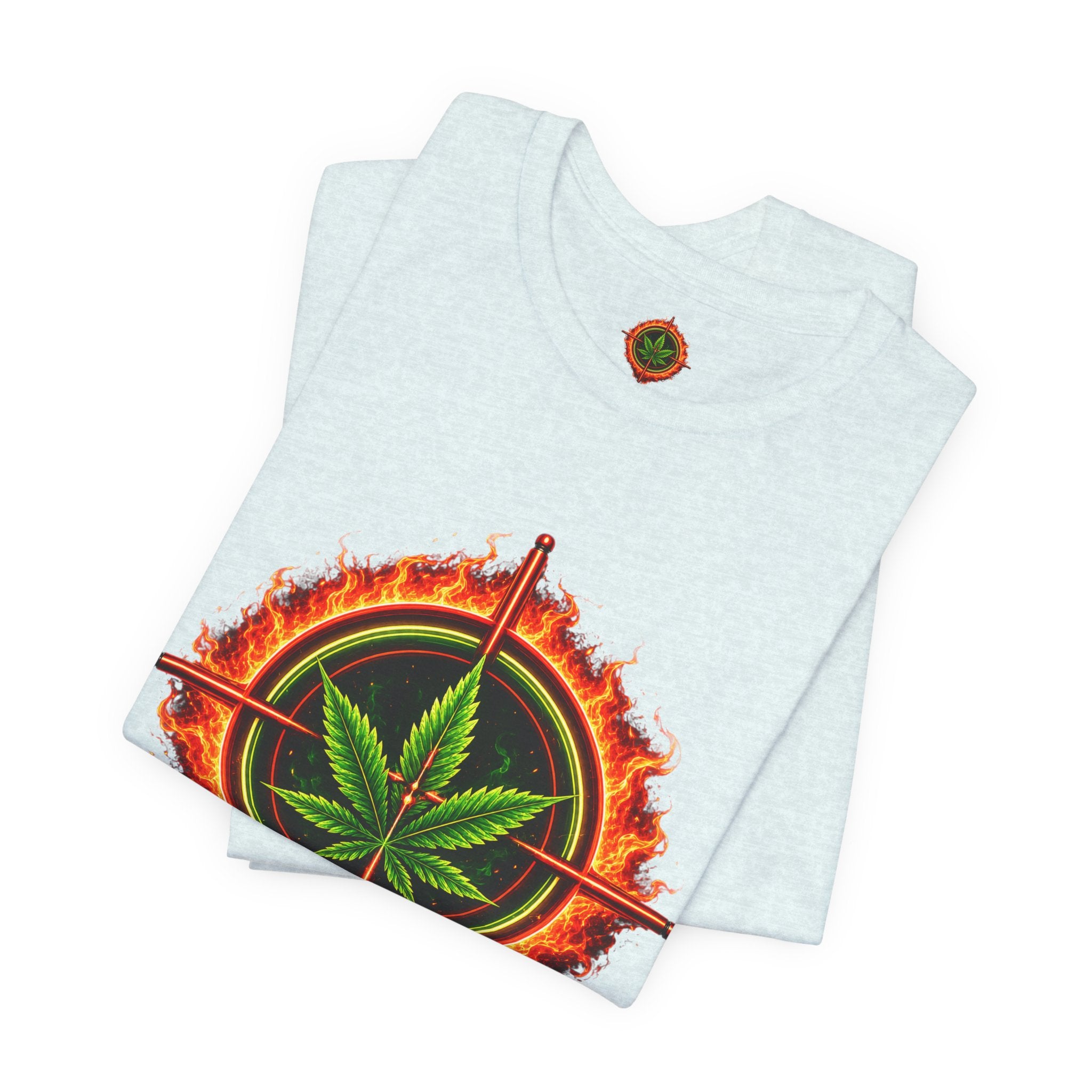 pH "Fire!"  Short Sleeve Tee - Sleeve Logo