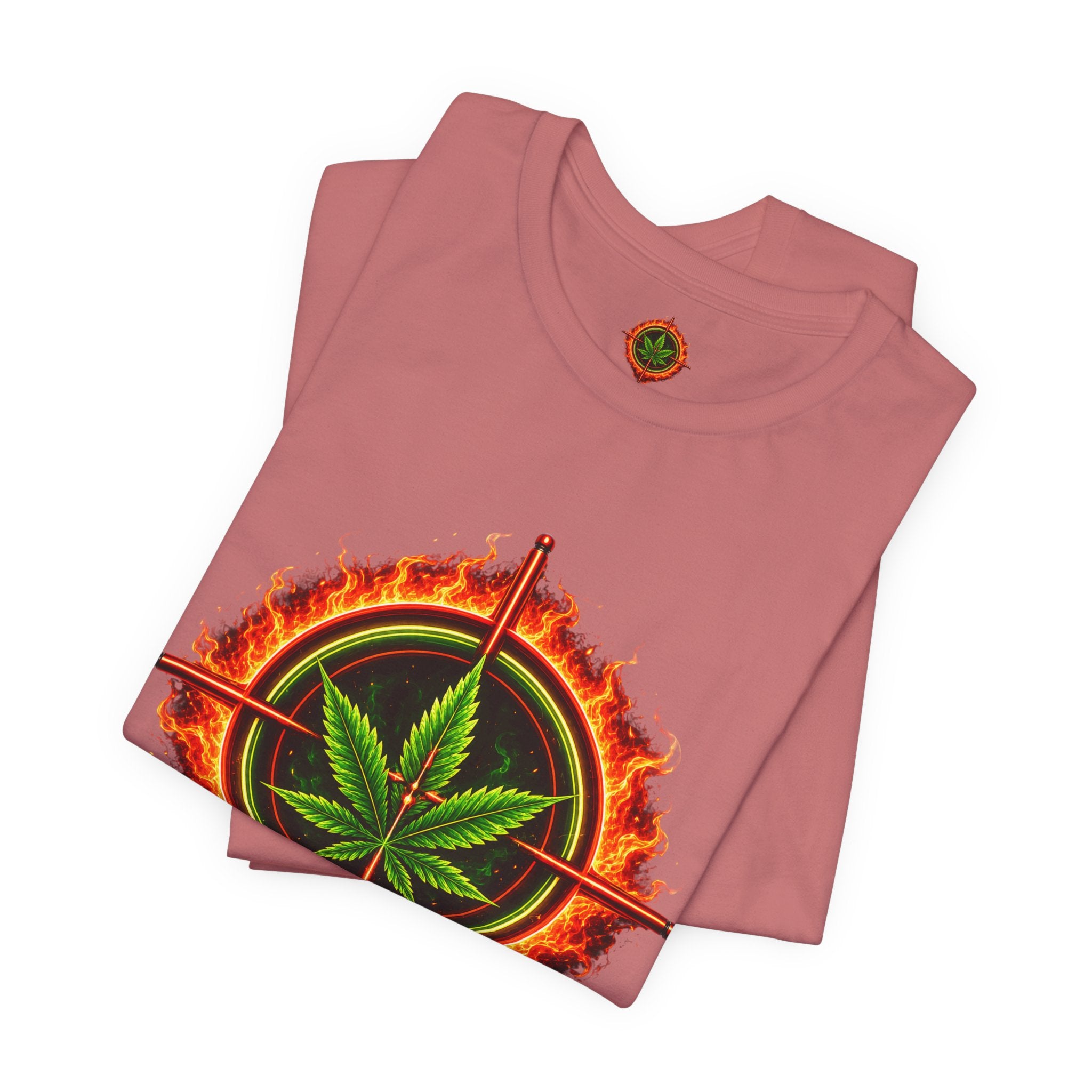 pH "Fire!"  Short Sleeve Tee - Sleeve Logo