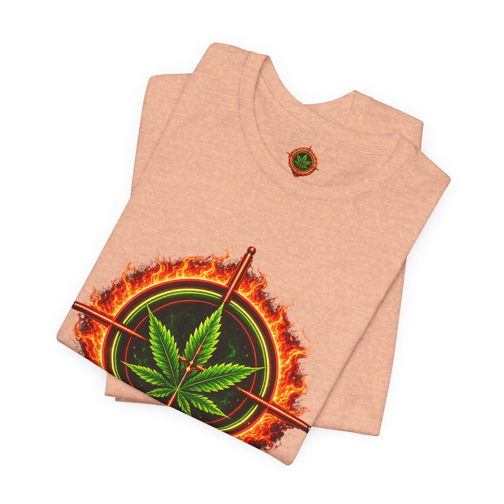 pH "Fire!"  Short Sleeve Tee - Sleeve Logo