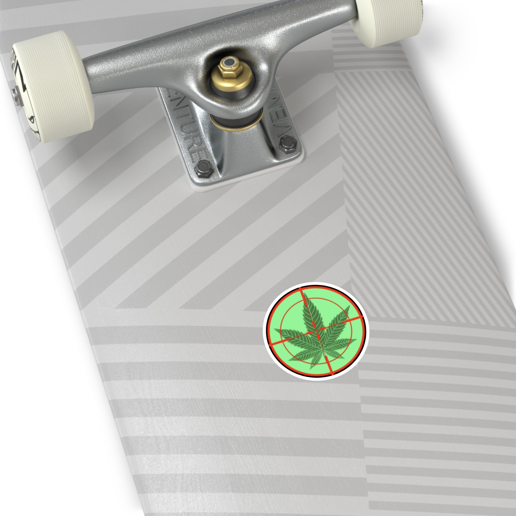 Round pH OG Crosshairs Sticker