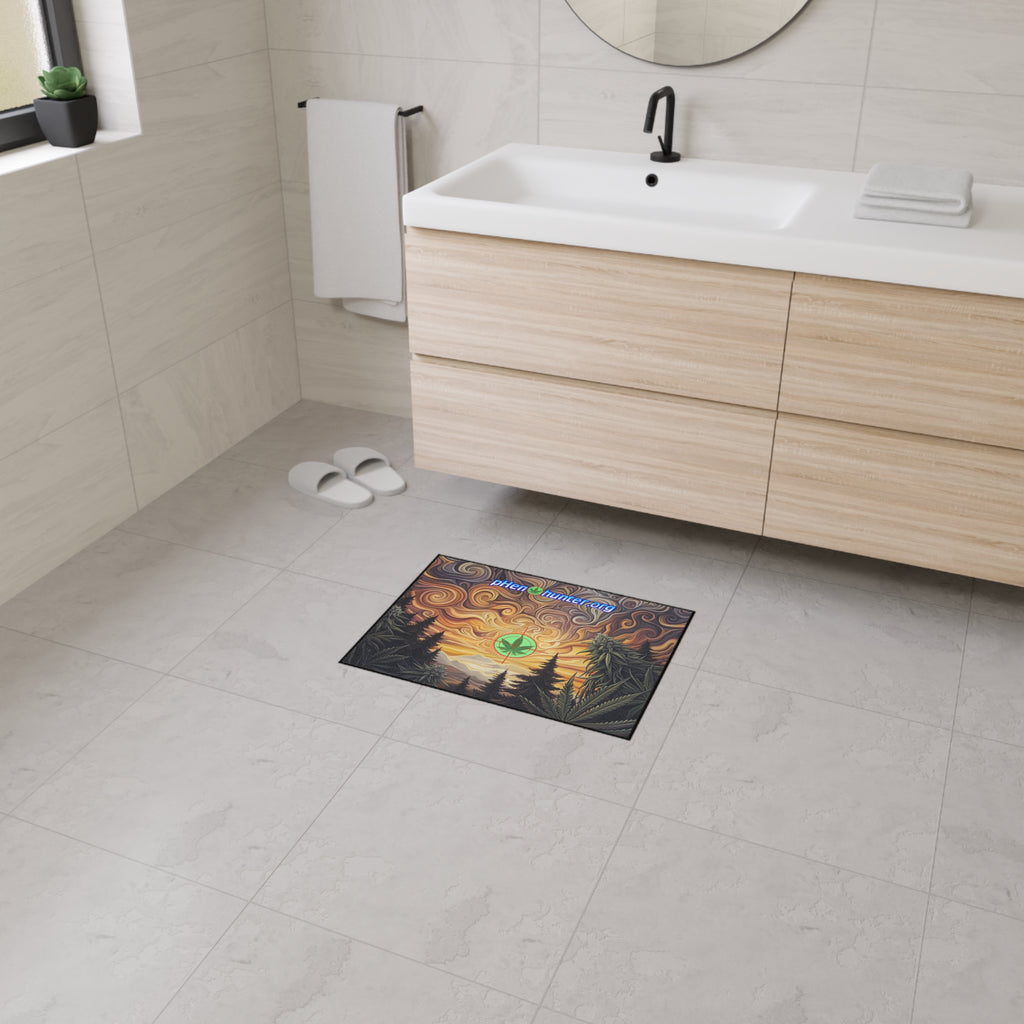 pH Psychedelic Sunset Heavy-Duty Floor Mat