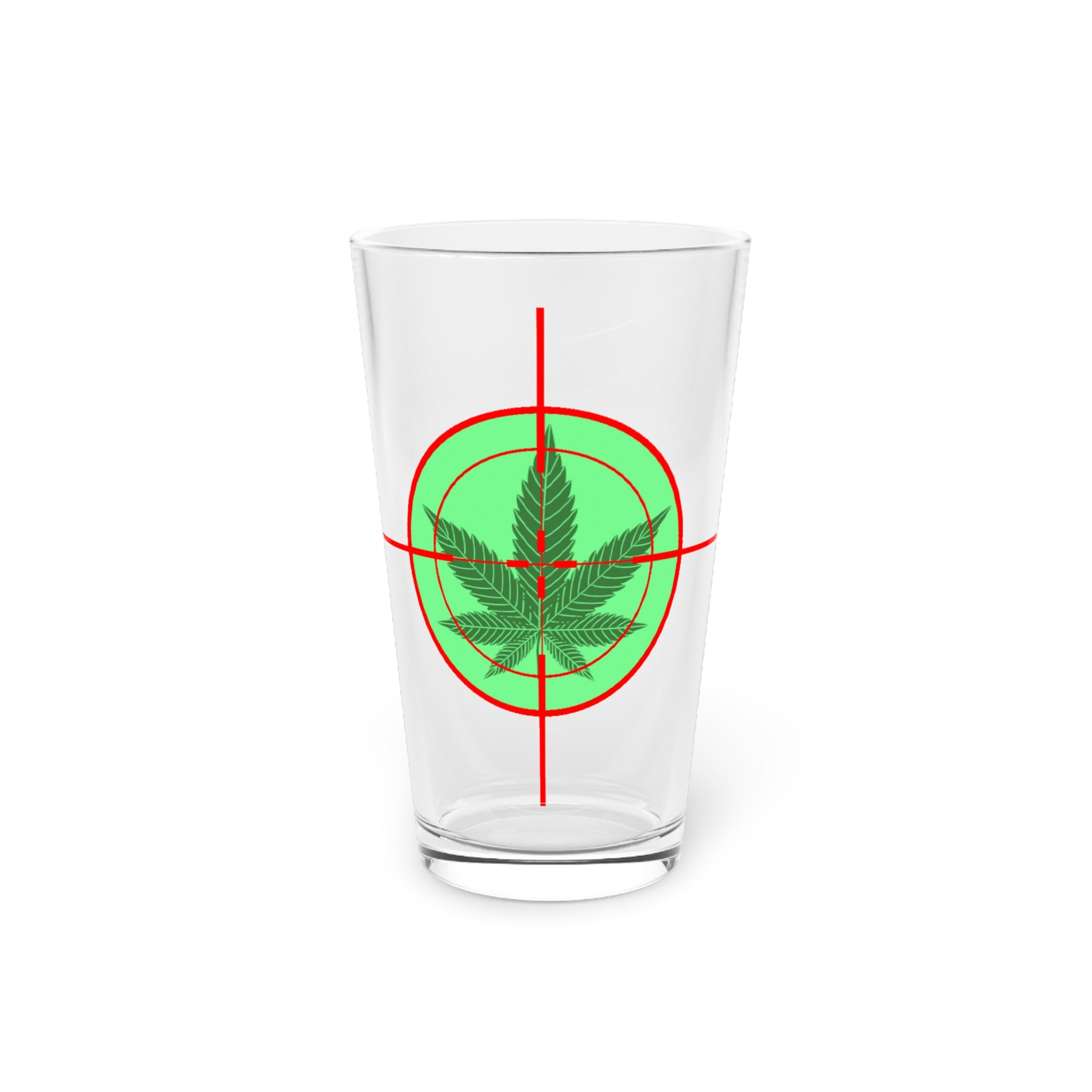 pH Cross-hairs Pint Glass, 16oz