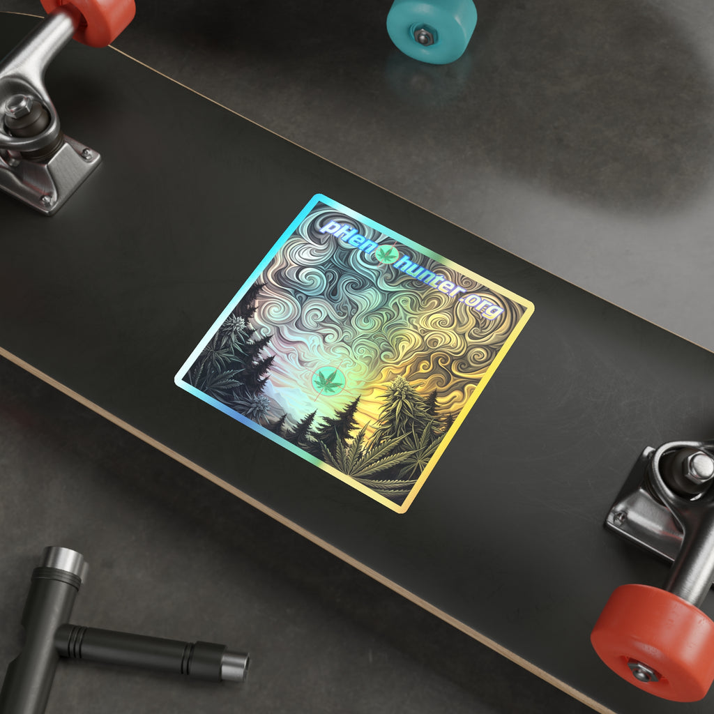 pH Die-Cut Sticker — Psychedelic Sunset