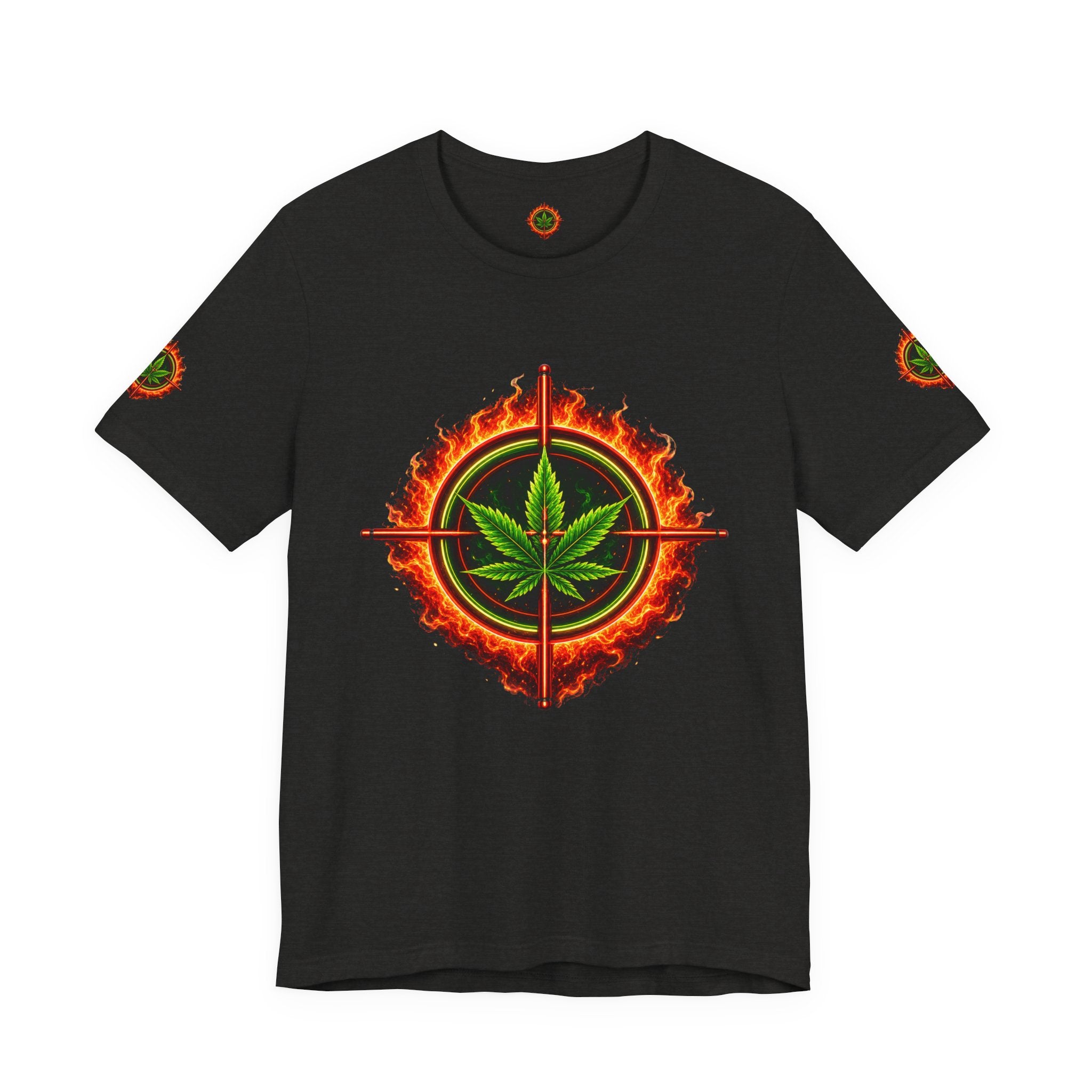 pH "Fire!"  Short Sleeve Tee - Sleeve Logo