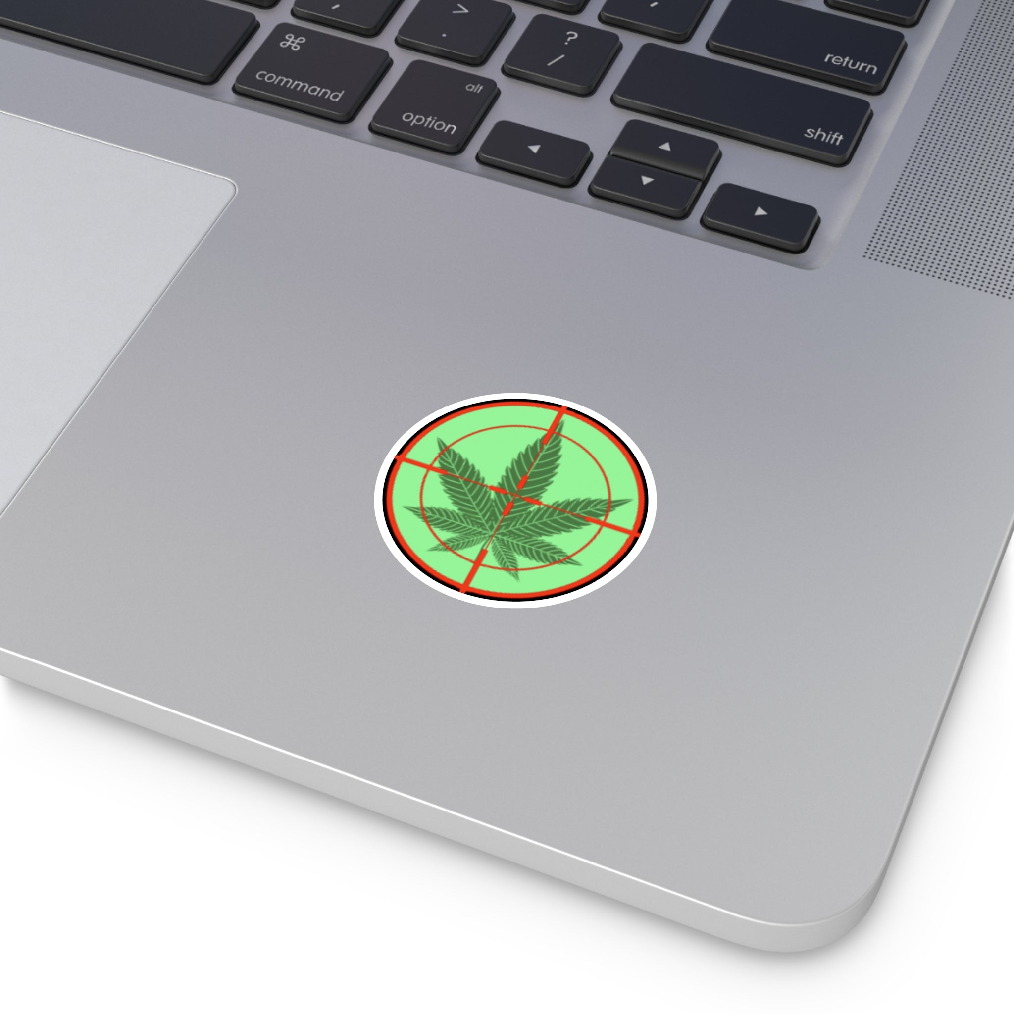 Round pH OG Crosshairs Sticker