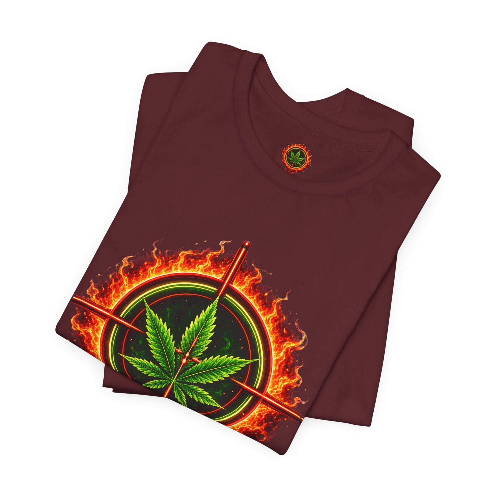 pH "Fire!"  Short Sleeve Tee - Sleeve Logo