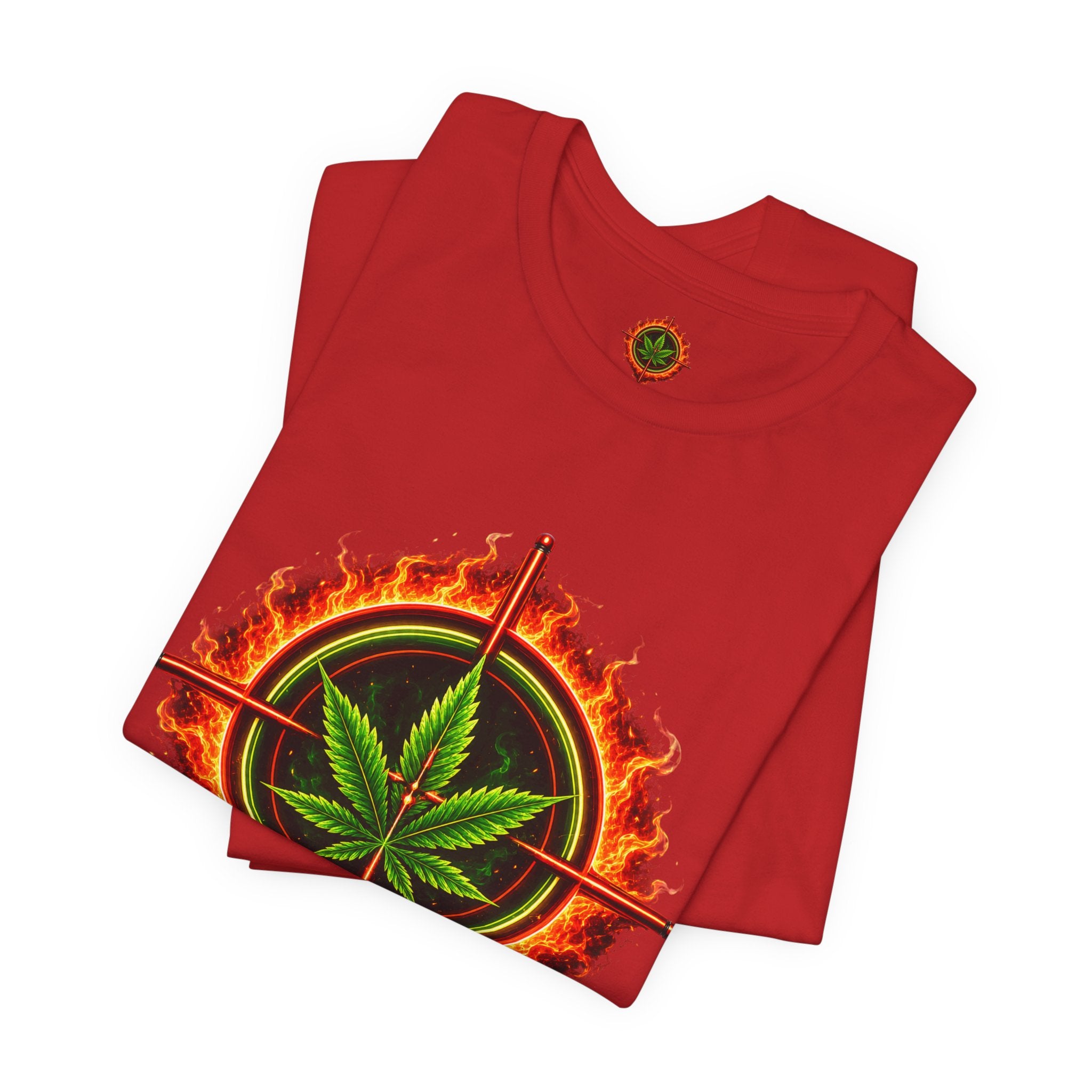 pH "Fire!"  Short Sleeve Tee - Sleeve Logo