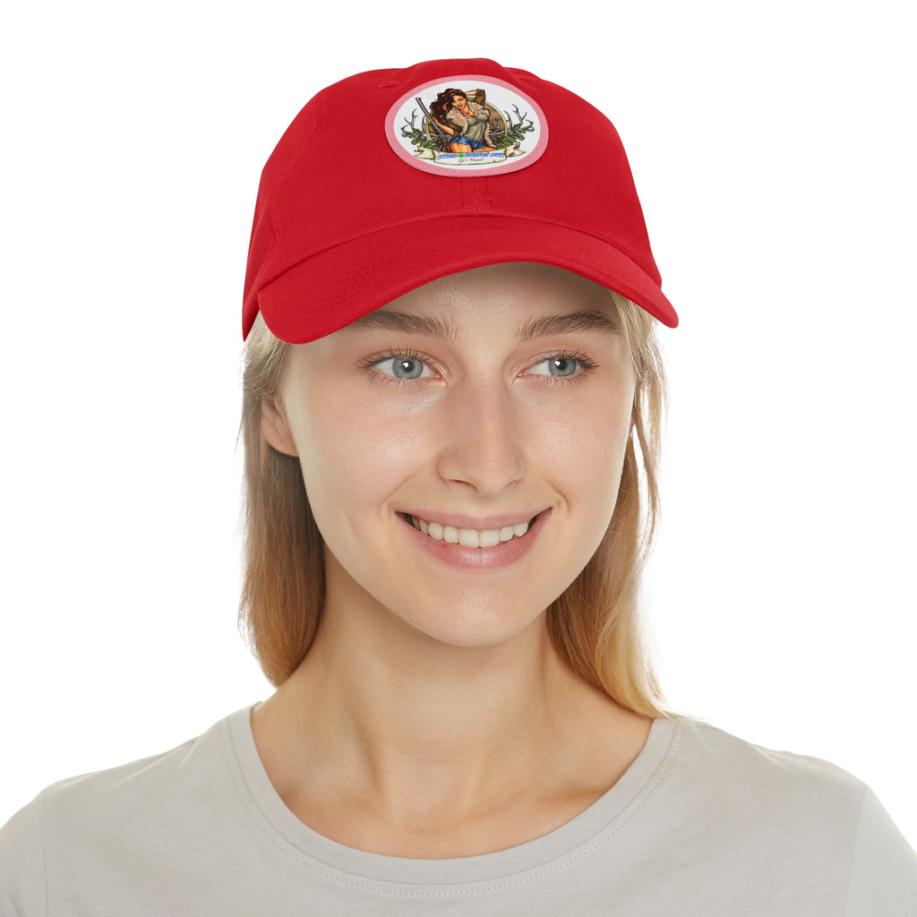 pH Let's Hunt hat with Leather Patch (Round)