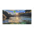 pH Banner — Scenic River Sunset (Outdoor Promotional Banner)