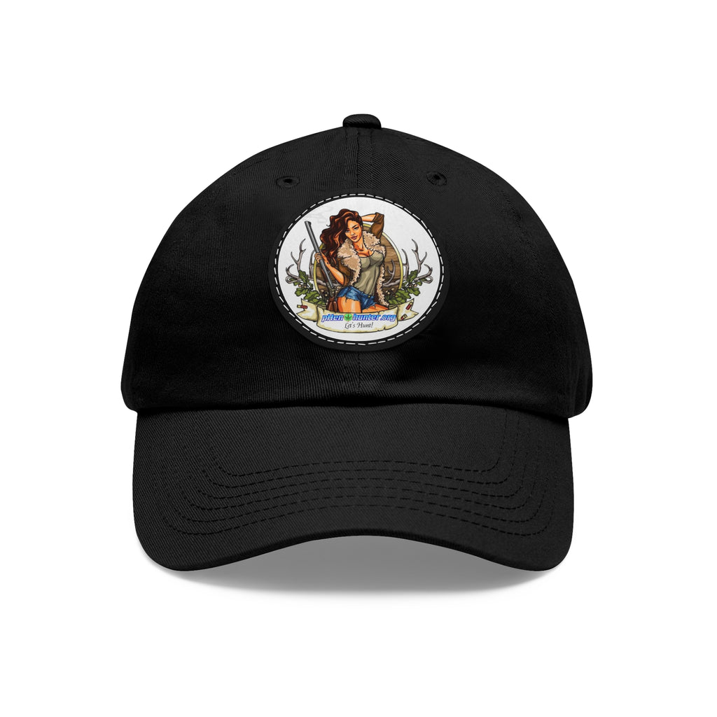 pH Let's Hunt hat with Leather Patch (Round)