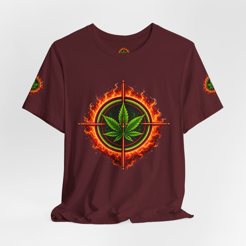 pH "Fire!"  Short Sleeve Tee - Sleeve Logo