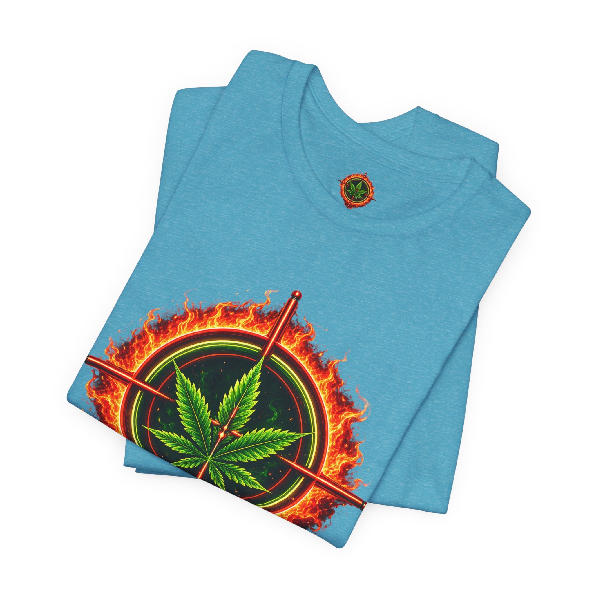 pH "Fire!"  Short Sleeve Tee - Sleeve Logo