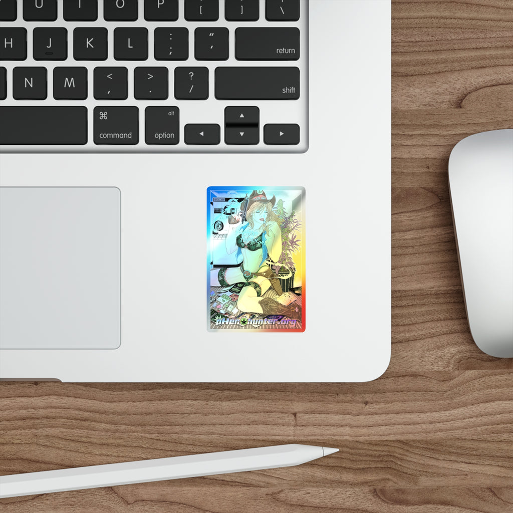 pH Art Holographic Die-cut Stickers "2022 Art Contest Winner"